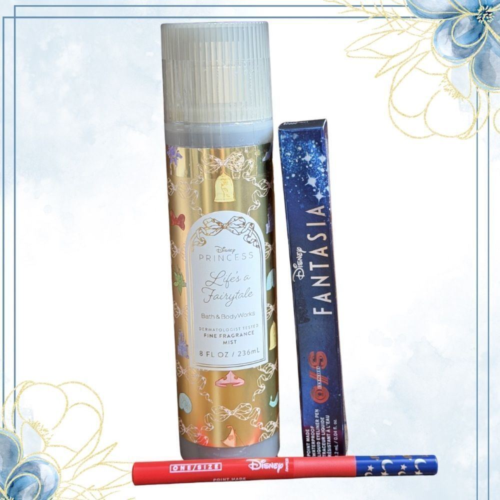 ✨ Disney Fantasia One Size Eyeliner + Bath & Body Works Princess Mist Bundle